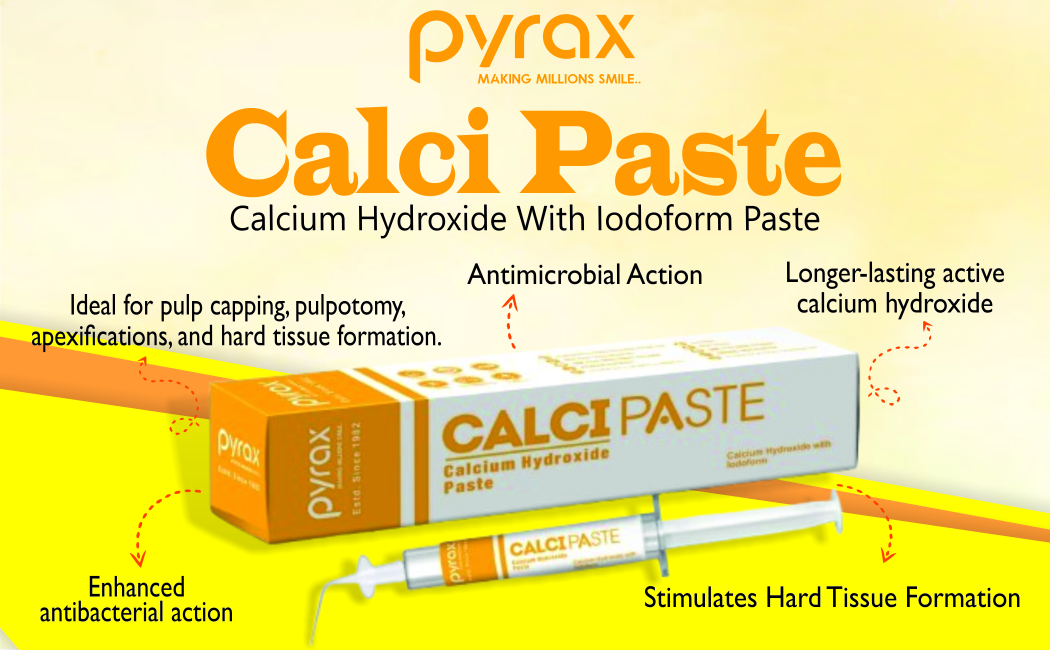 CALCIUM HYDROXIDE WITH IODOFORM PASTE 1*2 GMS