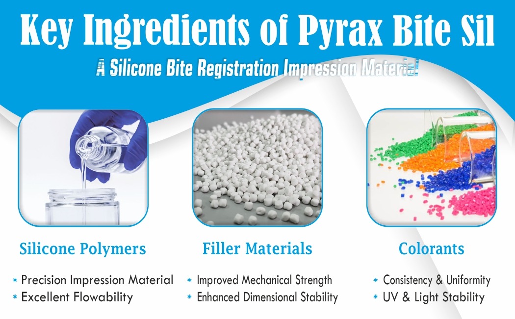 A SILICONE BITE REGISTRATION IMPRESSION MATERIAL 2 INTO 50 ML