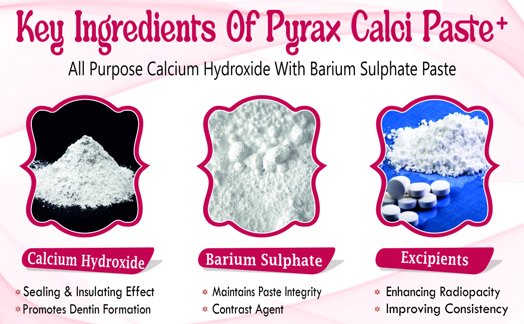 ALL PURPOSE CALCIUM HYDROXIDE WITH BARIUM SULPHATE PASTE 2 * 2 GMS