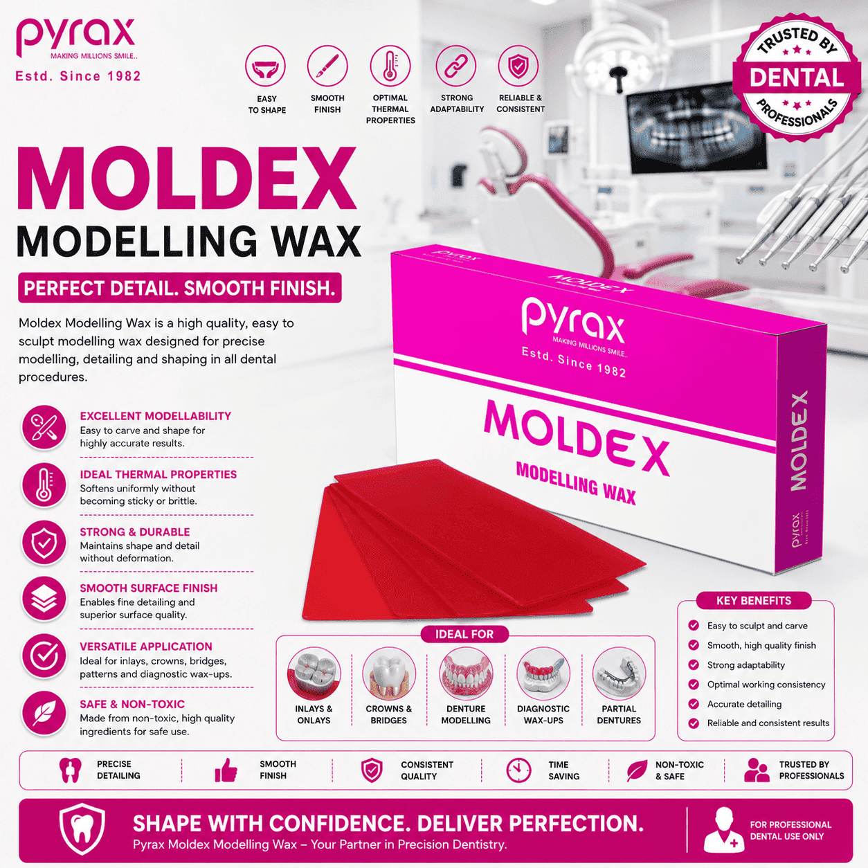 MODELLING WAX FOR PROSTHETICS 1 * 200 GMS