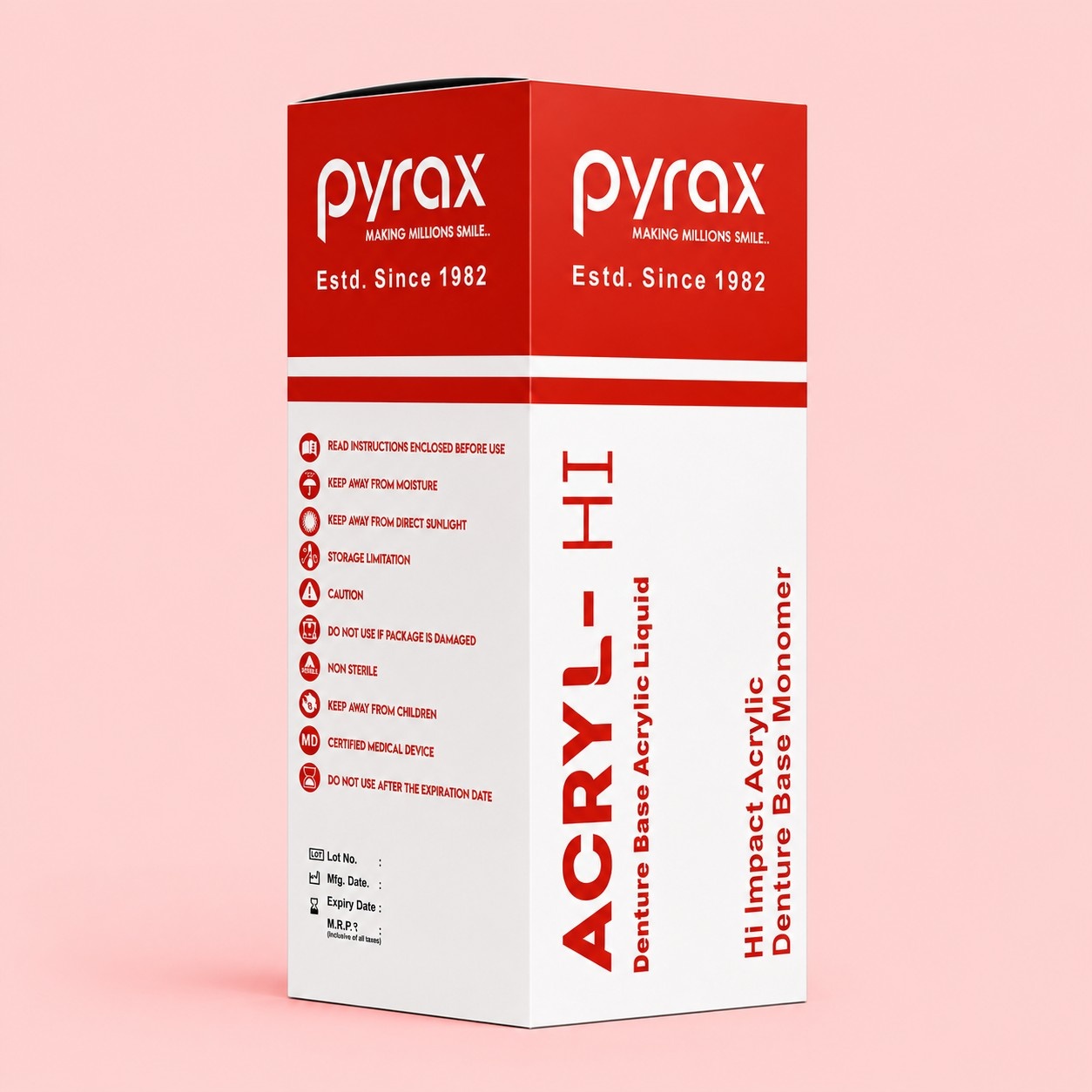 HIGH IMPACT DENTURE BASE LIQUID 100 ML