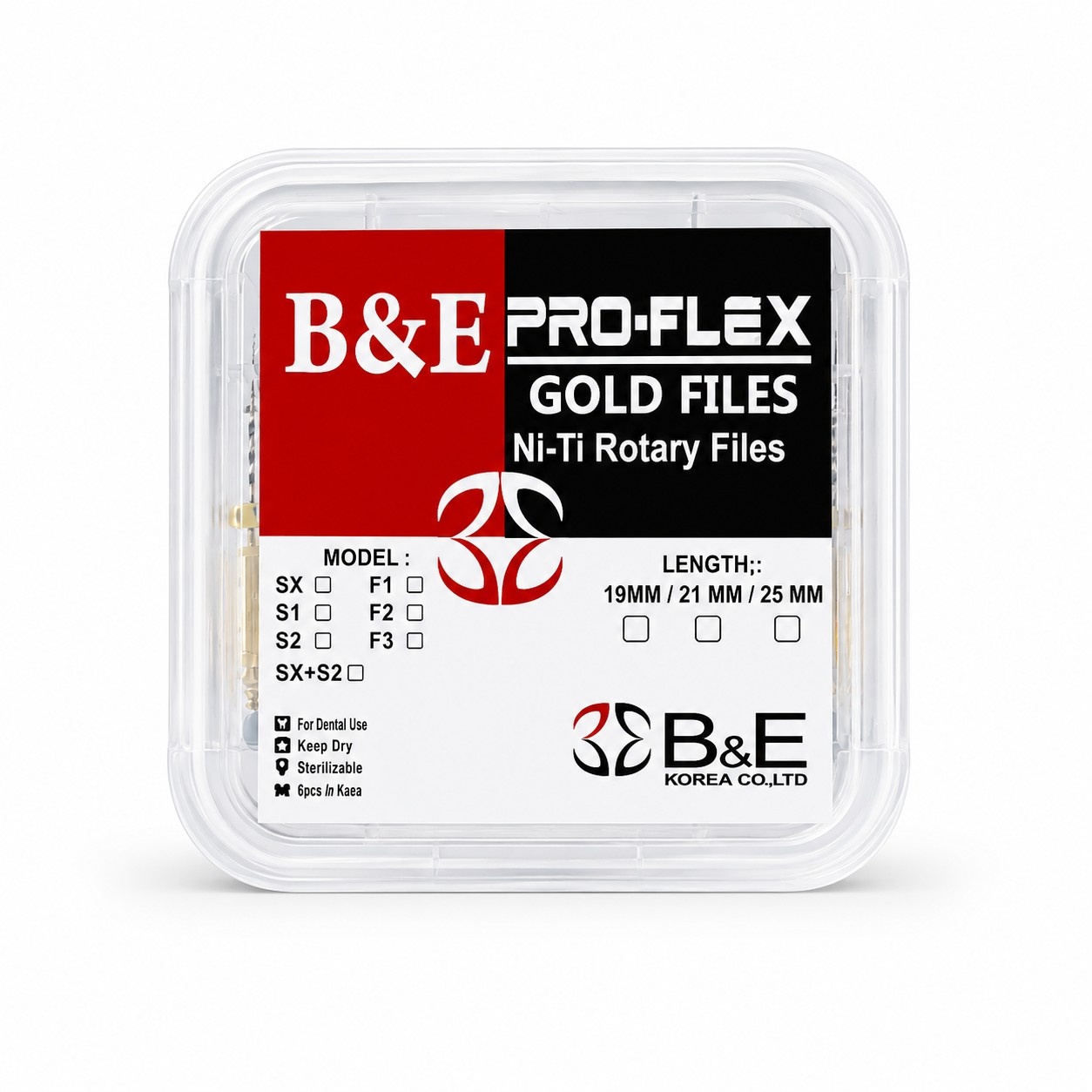 KOREAN NITI GOLD ROTARY FILE