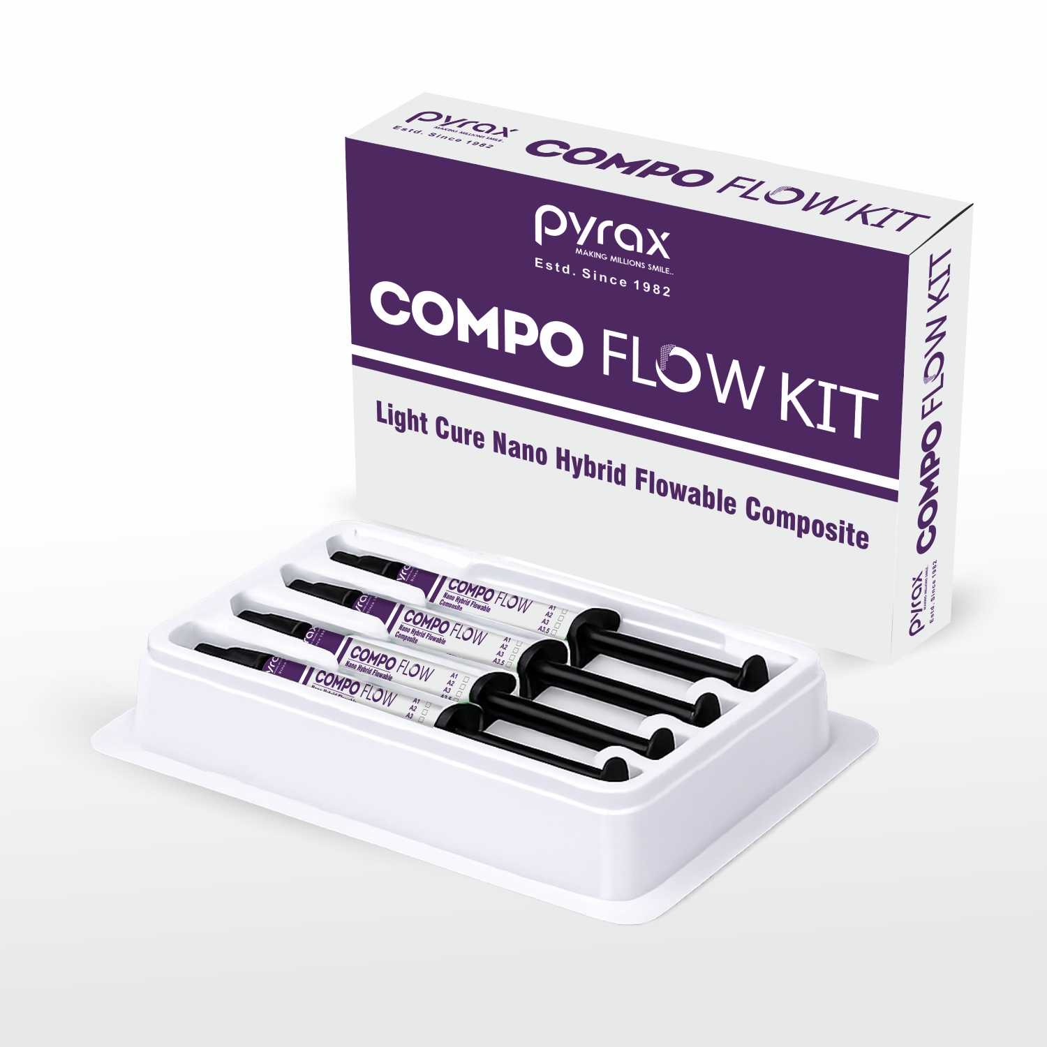LIGHT CURE NANO HYBRID FLOWABLE COMPOSITE KIT