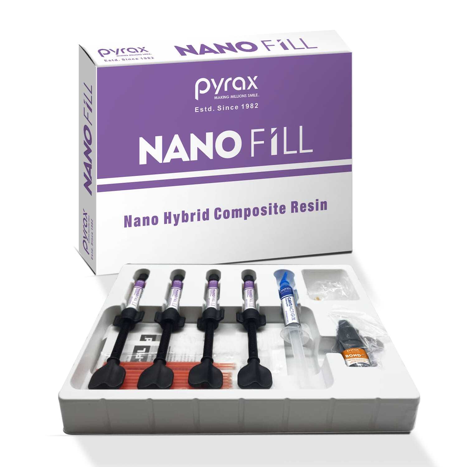 LIGHT CURE NANO HYBRID UNIVERSAL RESTORATIVE COMPOSITE KIT